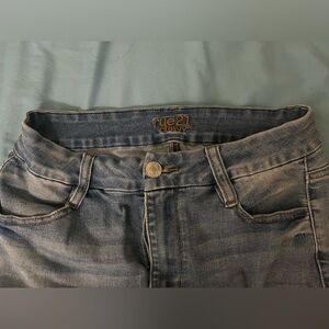 High waisted ripped skinny jeans